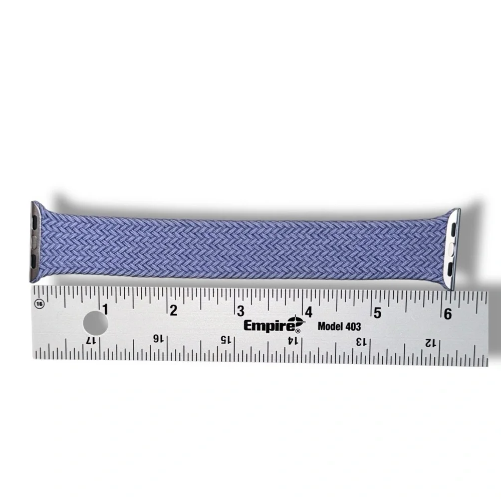 41mm English Lavendar Braided Solo Loop - Size 8